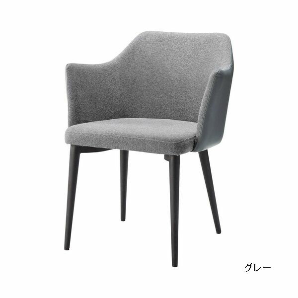 Rakuten - DC-155 GY SBE ダイニングチェアー STEEL COVERD CHAIR チェリー 食堂イス いす 椅子 布張り ファブリック cherry 【送料無料】