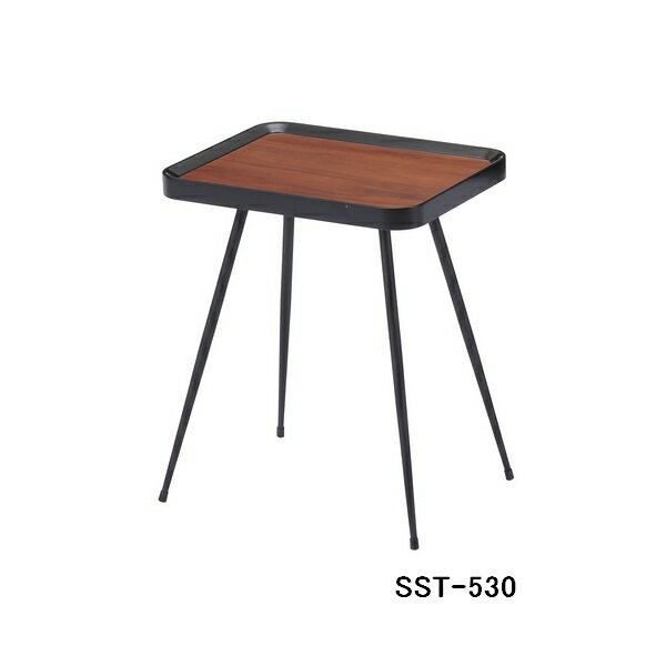 SST-530 ダークブラウン SST-536 ナチュラル サイドテーブル（スクエア） MARCO ミニテーブル ソファーテーブル 長方形 あずま工芸