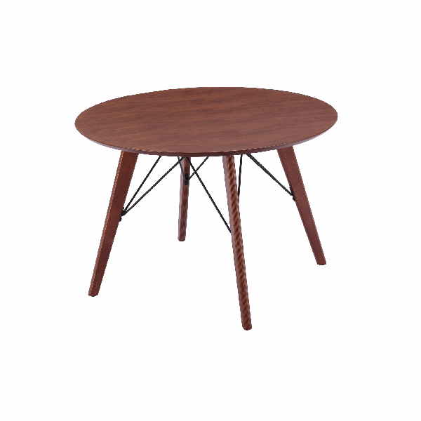 Rakuten - TDT-1370 ブラウン BR ダイニングテーブル 1050 DIONE 105cm幅 円形 丸形 円卓 食堂 食卓 テーブル 洋風 4人用 シンプル あずま工芸 【送料無料】