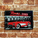 【メール便可】 (73) Rosie's DINER ブリキ プレート Tin plate ティン プレート 横型