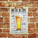 【メール便可】 (15) HOW TO ORDER A BEER AROUND THE WORLD ブリキ プレート Tin plate ティン プレート 縦型