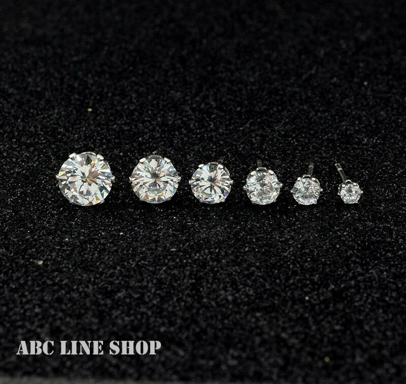 一粒ダイヤ ピアス プチプラ フェイクピアス ダイヤモンド 片耳用1つ入り ジュエリー シンプル お洒落 女性 男性 誕生日 記念日 ギフト おススメ
