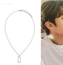 AREUM ネックレス stray kids リノ スクエア 四角トップ モチーフアクセ stray kids シンプル スクエアデザイン ユニセックス 韓国ア...