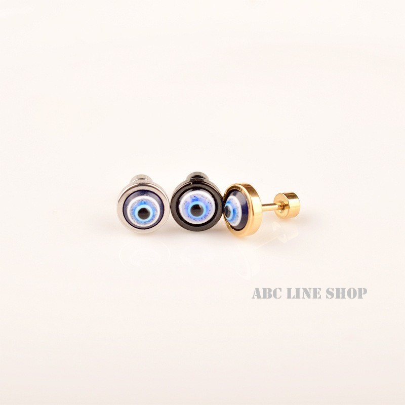 ピアス 目玉のデザイン スタッドピアス 3点セット メンズ ワンポイント アクセサリー 目玉ピアス 義眼 目