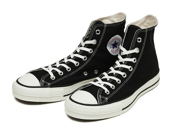 [日本製] 【converse】 コンバース CANVAS ALL STAR J HI キャンバス オールスター J ハイ F13　BLACK