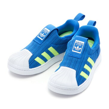 ベビー 【adidas】 アディダス SS 360 I (12-16) スーパースター CG6583 BLU/YEL