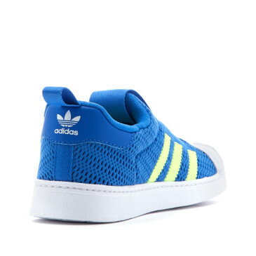 ベビー 【adidas】 アディダス SS 360 I (12-16) スーパースター CG6583 BLU/YEL