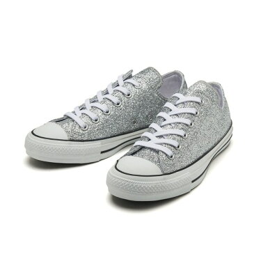 【CONVERSE】 コンバース ALL STAR 100 GLITTER OX オールスター 100 グリッター オックス 31300351　SILVER