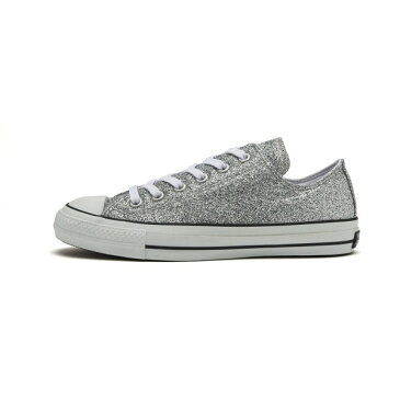 【CONVERSE】 コンバース ALL STAR 100 GLITTER OX オールスター 100 グリッター オックス 31300351　SILVER