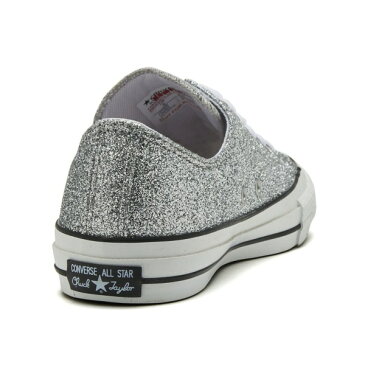 【CONVERSE】 コンバース ALL STAR 100 GLITTER OX オールスター 100 グリッター オックス 31300351　SILVER