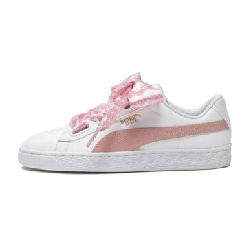 レディース 【PUMA】 プーマ W BASKET HEART REINVENT バスケット ハート リインベント 369935　01WH/BRIDAL ROS