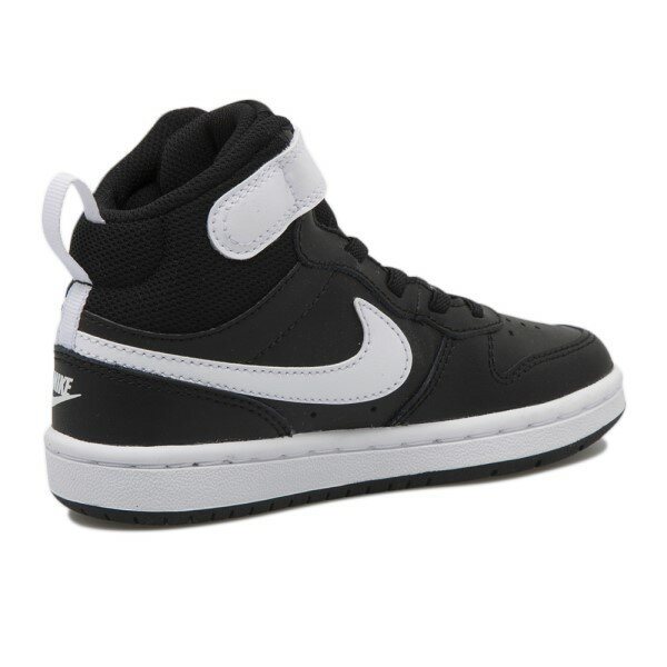 キッズ NIKE ナイキ スニーカー COURT BOROUGH MID 2 (PSV) 17-22 コート バーロウ MID 2 PSV CD7783-010 ABC-MART限定　*010BLACK/WHITE