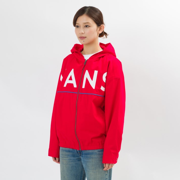 【VANSウェア】Full Zip Hooded Jacket ヴァンズ ジャケット VA20SS-GJ01　RED