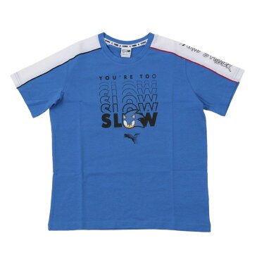 キッズ 【PUMA ウェア】 プーマ ウェア プーマ X SEGA アドバンス Tシャツ 596312　41PALACE BLUE