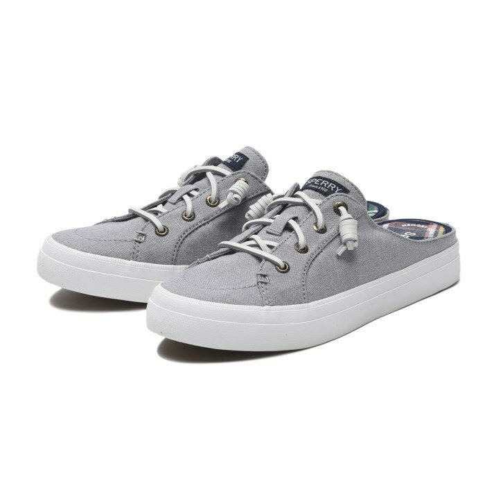 【SPERRY TOPSIDER】 スペリー トップサイダー CREST VIBE MULE CHAMBRAY クレスト バイブ ミュール シャンブレー STS84803 GREY