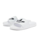 アディダス サンダル メンズ 【adidas】 アディダス ADILETTE LITE アディレッタ ライト FU8297　WHT/BLK/WHT