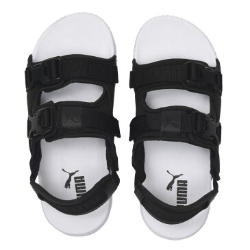 レディース 【PUMA】 プーマ PLATFORM SLIDE YLM 19 プラットフォーム スライド YLM 19 369424　01BK/WH