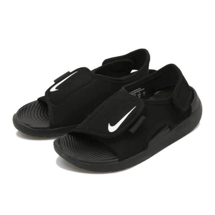 キッズ 【NIKE】 ナイキ SUNRAY ADJUST 5 V2(GS/PS) 17-22 サンレイ アジャスト 5 V2 GS／PS DB9562-001　001BLACK/WHITE