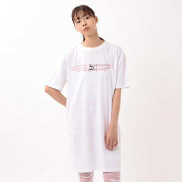レディース 【PUMA ウェア】 プーマ ウェア W TIE DYE ドレス 598506 02WHITE
