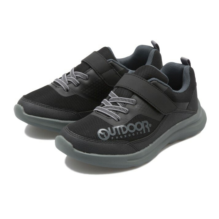 キッズ 【OUTDOOR PRODUCTS】 アウトドアプロダクツ スニーカー OD-188 (16-22) ODP 1885　BLACK
