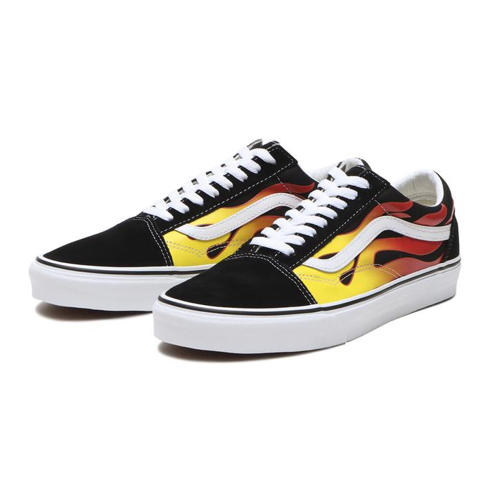 【VANS】 ヴァンズ OLD SKOOL オールドスクール VN0A38G1PHN (FLAME)BLK/WHT