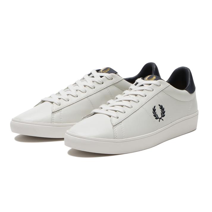 フレッドペリー レザースニーカー メンズ 【FRED PERRY】 フレッドペリー SPENCERLEATHER スペンサーレザー B8250 254 PORCELAIN