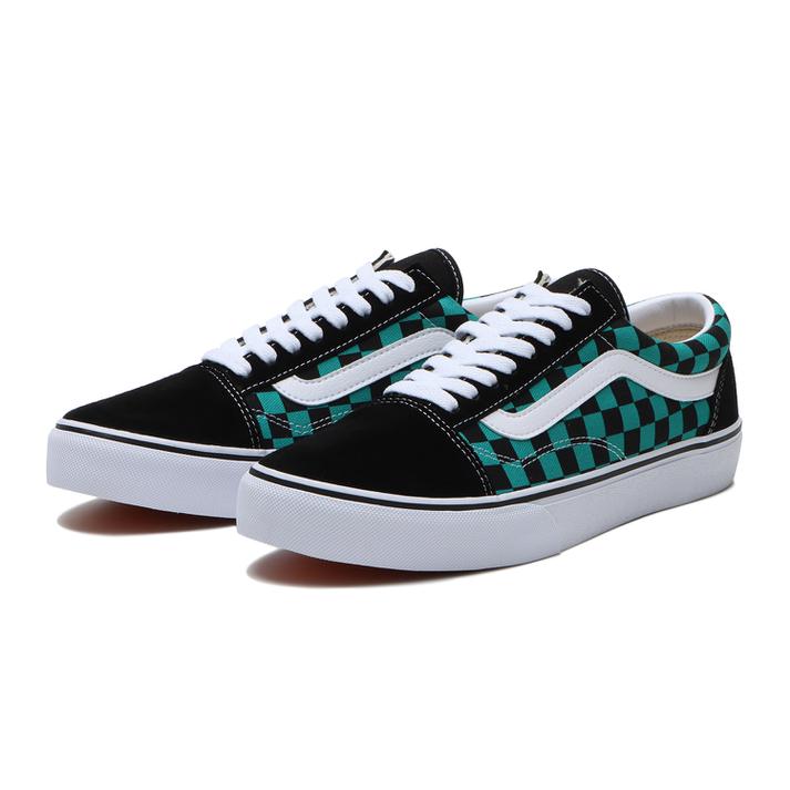 【VANS】 ヴァンズ OLD SKOOL オールドスクール V36CF CHK BLK/GREEN CHK