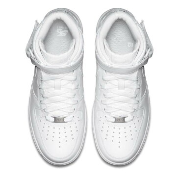 【NIKE】 ナイキ AIRFORCE 1 MID '07 エアフォース1 MID '07 MCW2289 111WHT/WHT