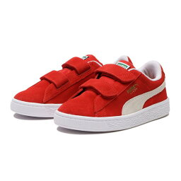 キッズ【PUMA】 プーマ 17-21SUEDE CLASSIC XXI V PS スウェード クラシック XXI V PS 380563 02H.RISK RED/WH