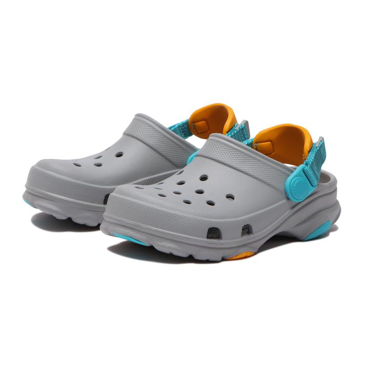 キッズ【crocs】 クロックス 15.5-19.5Classic AllT ClogK オールテレインクロッグK 207011-007 Light Grey