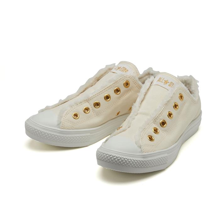 【CONVERSE】 コンバース AS LIGHT BOASLIP OX オールスター　ライト　ボアスリップ　オックス 31303430 ABC限定*WHITE