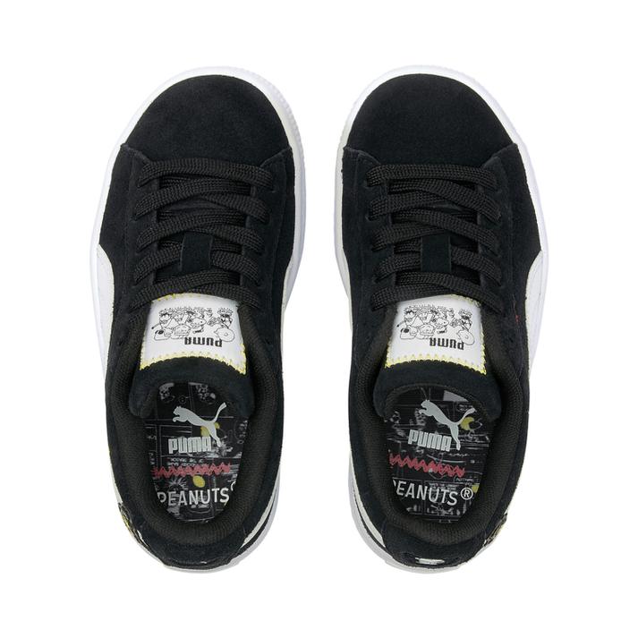 キッズ【PUMA】 プーマ 17-21PEANUTS SUEDE CLASSIC XXI PEANUTS スウェード クラシック XXI PS 380934 01BLACK/WHITE