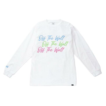 【VANS】 ヴァンズ W NEON O.T.W.L/S T-Shirt ロングスリーブ 121K3020300 WHITE