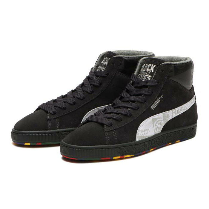 【PUMA】 プーマ SUEDE CLASSIC MID X BLACK FIVE スウェード クラシック ミッド X BLACK FIVE 382334 01P.BLK/WHT