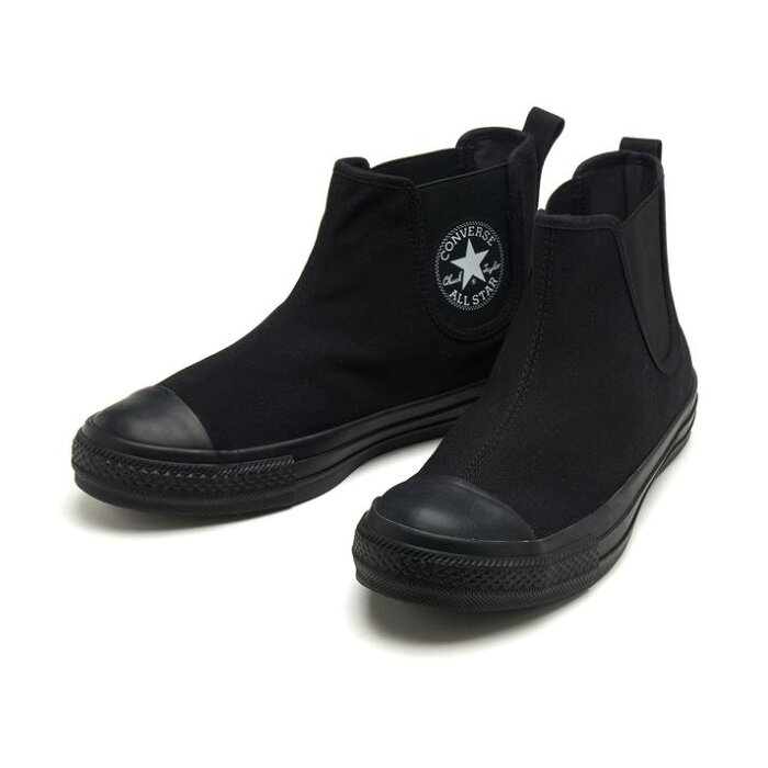 レディース【CONVERSE】 コンバース AS SIDEGORE HI オールスター サイドゴア HI 31305521 ABC限定*BLACKMONO