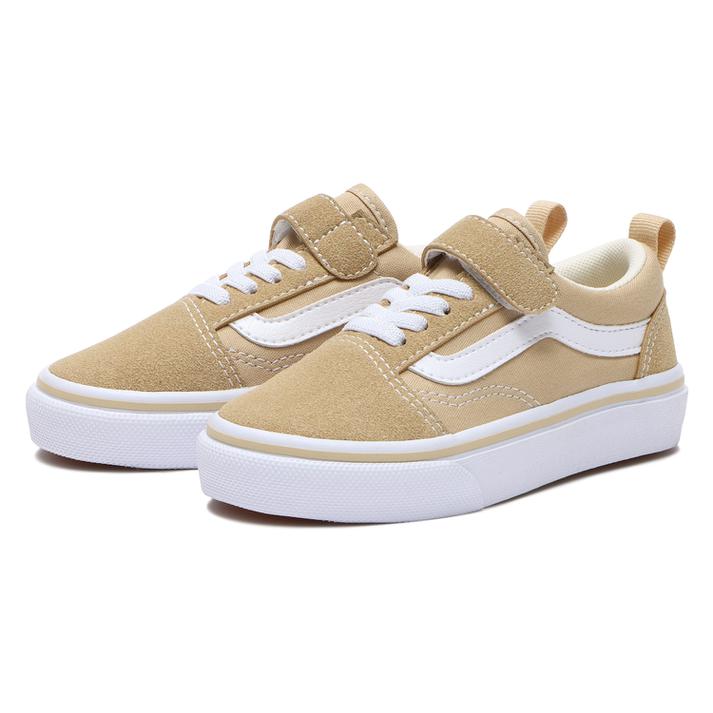 キッズ 【VANS】 ヴァンズ OLD SKOOL(14-18) オールドスクール V36CS BEIGE