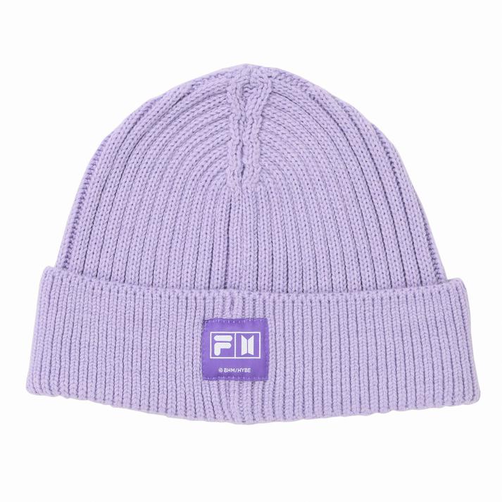 【FILA】 フィラ U FILA*BTScollabo beanie ビーニー BM1156 パープル