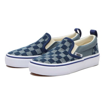 キッズ 【VANS】 ヴァンズ SLIP ON(14-21) キッズ スリッポン V98CS CD BLUE