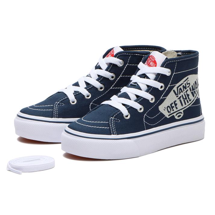 キッズ 【VANS】 ヴァンズ SK8-HI DECON(19-22) キッズ スケートハイ V38CK DECON FP NAVY