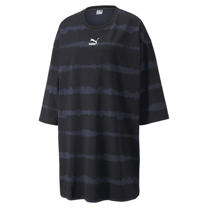 fB[X yPUMAz v[} W CL TIE DYE LONGSLEEVE TEE OX[u 535497 ABC-MART 01BLK/P.NIGHT