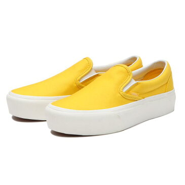 【VANS】 ヴァンズ CLASSIC SLIP-ON PLATFORM クラシックスリッポンプラットフォーム VN0A5KXBB10 (TWILL)FREESIA