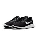 【NIKE】 ナイキ REVOLUTION 6 NN 4E レボリューション 6 NN 4E MDD8475 003BLACK/WHITE