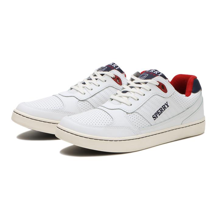 【SPERRY TOPSIDER】 スペリートップサイダー SPERRY CUP ヨット スニーカー STS22316 WHITE/RED