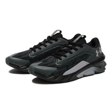 ジュニア 【UNDER ARMOUR】 アンダーアーマー U225-245 UA CHARGED SCRAMJET 4 チャージド スクラムジェット4 3024208 100PCG/BLK/MGA