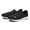 【PUMA】 プーマ NRGY COMET WIDE SLIP ON 2 NRGY コメット ワイド スリッポン 2 377514 ABC-MART限定 *02BLK/WHT