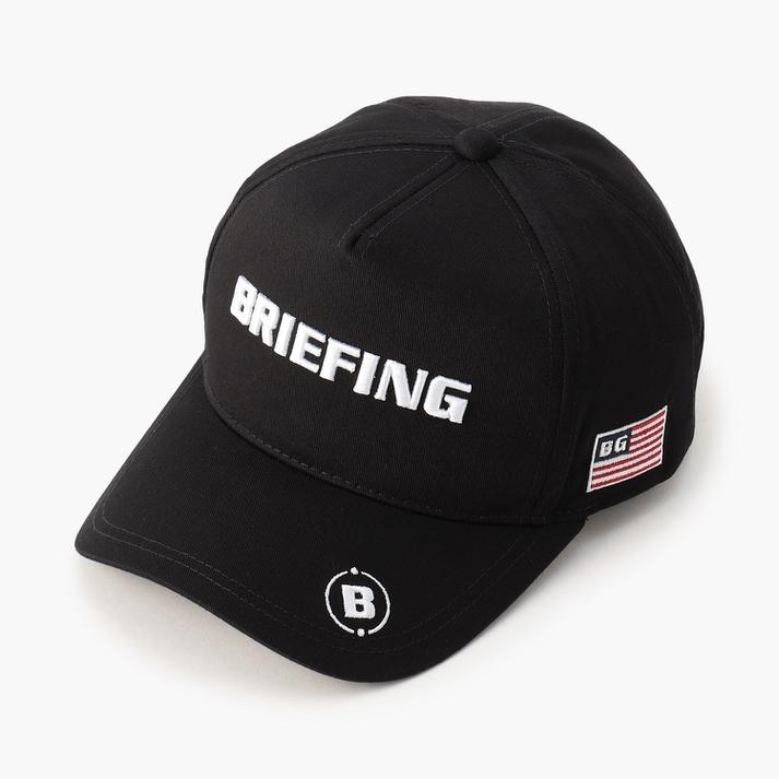 キャップ 【BRIEFING】 ブリーフィング MS FRONT PANEL CAP MS FRONT PANEL CAP BRG221M72 BLACK