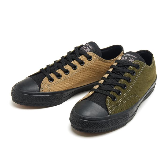 【CONVERSE】 コンバース AS GF BRIEFING OX オールスター GF ブリーフィング OX 33500230 KHAKI/BLK/BEIGE