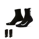 yNIKE EFAz iCL MLTPLIER ANKLE 2PR \bNX SX7556 010BLACK/WHITE