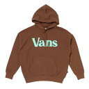 【VANS】 ヴァンズ W Cute Vans Logo H SWT スウェットプルオーバー 122K3030100 BROWN