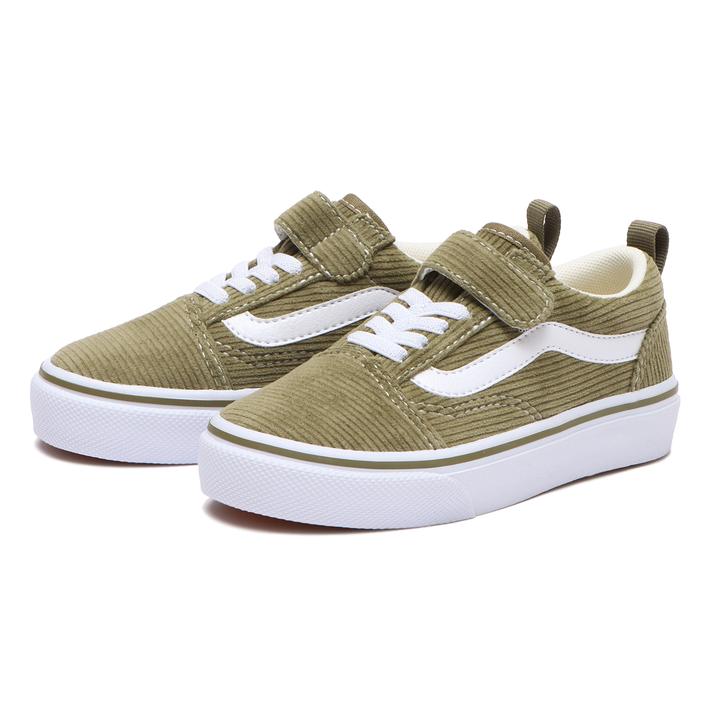 キッズ 【VANS】 ヴァンズ OLD SKOOL(15-22) キッズ オールドスクール V36CS CORD KHAKI